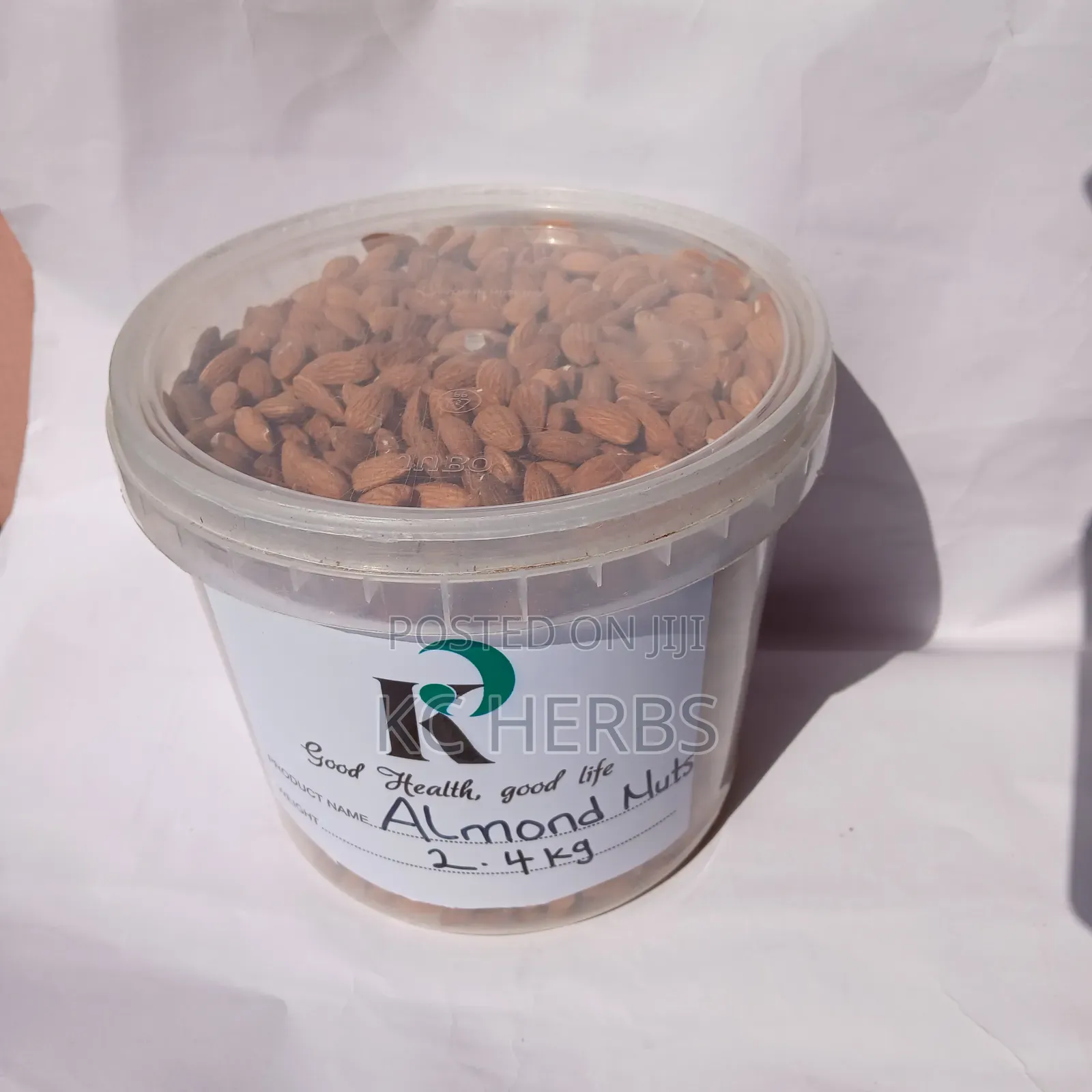 Custard Bucket of Almond Nuts 2.4kg
