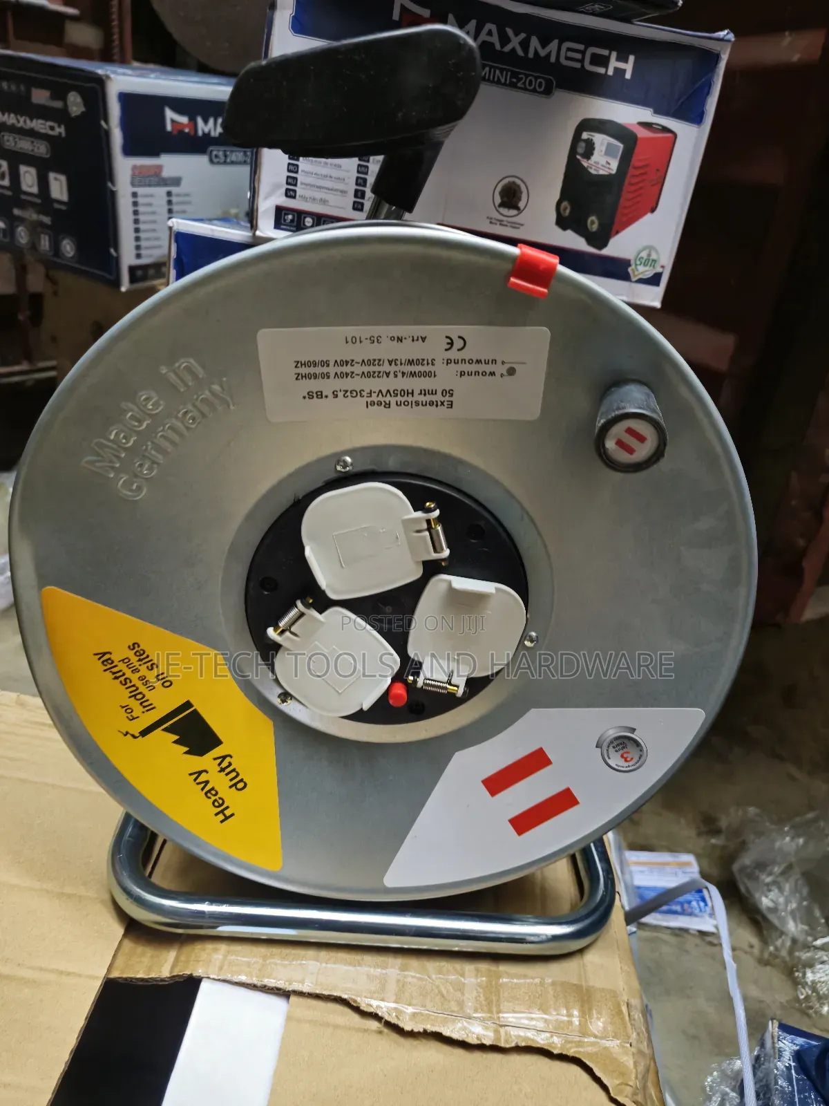 Cable Reel 2.5mm 50m Wire Lenght