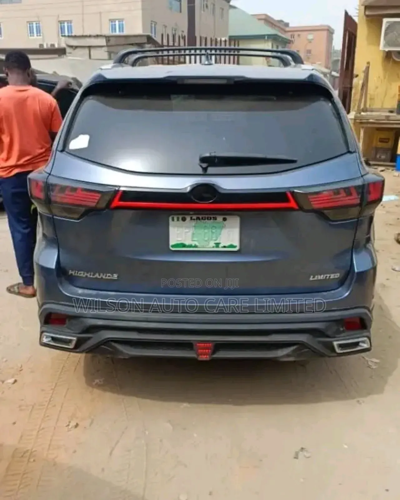 Toyota Highlander 2015 to VIP Tiger Face With LED Lights