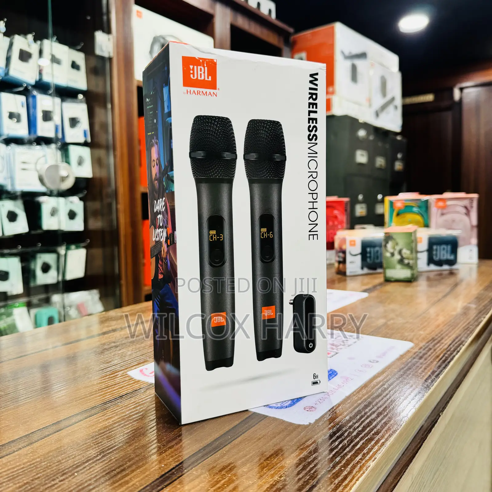 JBL Wireless Microphone for Part Box Speakers