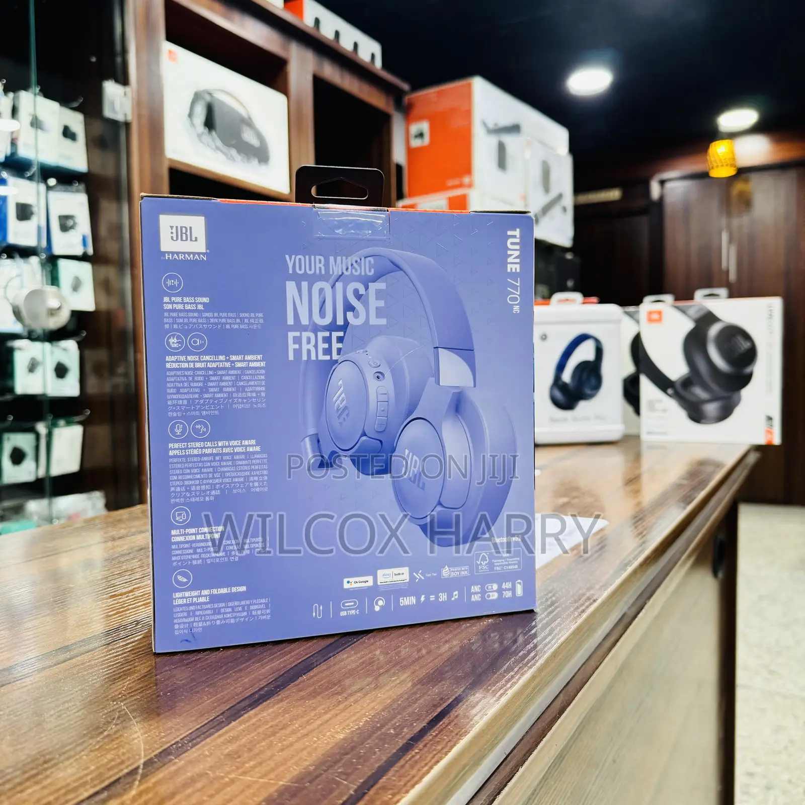JBL Tune 770nc Wireless Bluetooth Noise, Cancellation Headphone