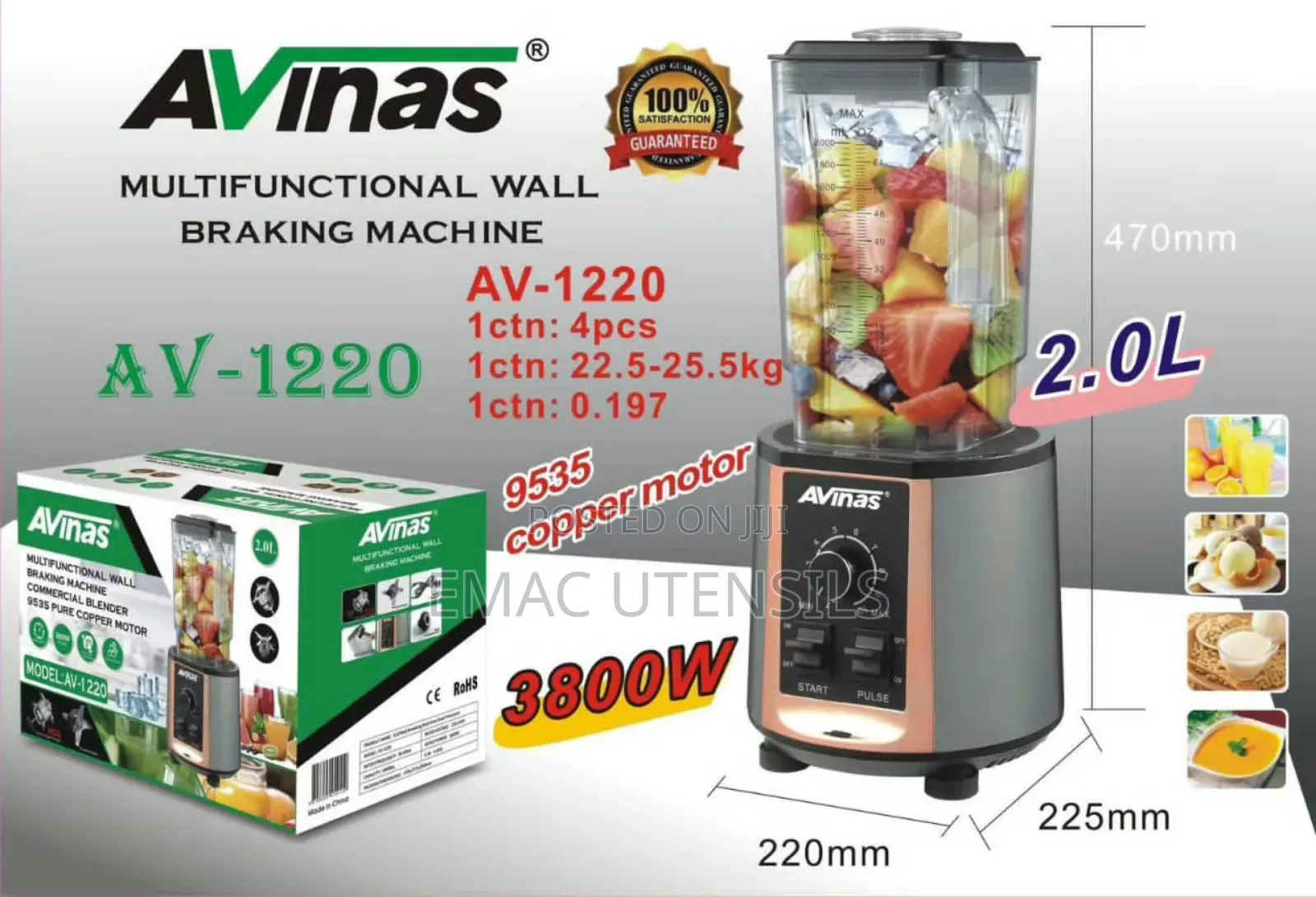 Super Avinas 2litter Wall Breaking Blender