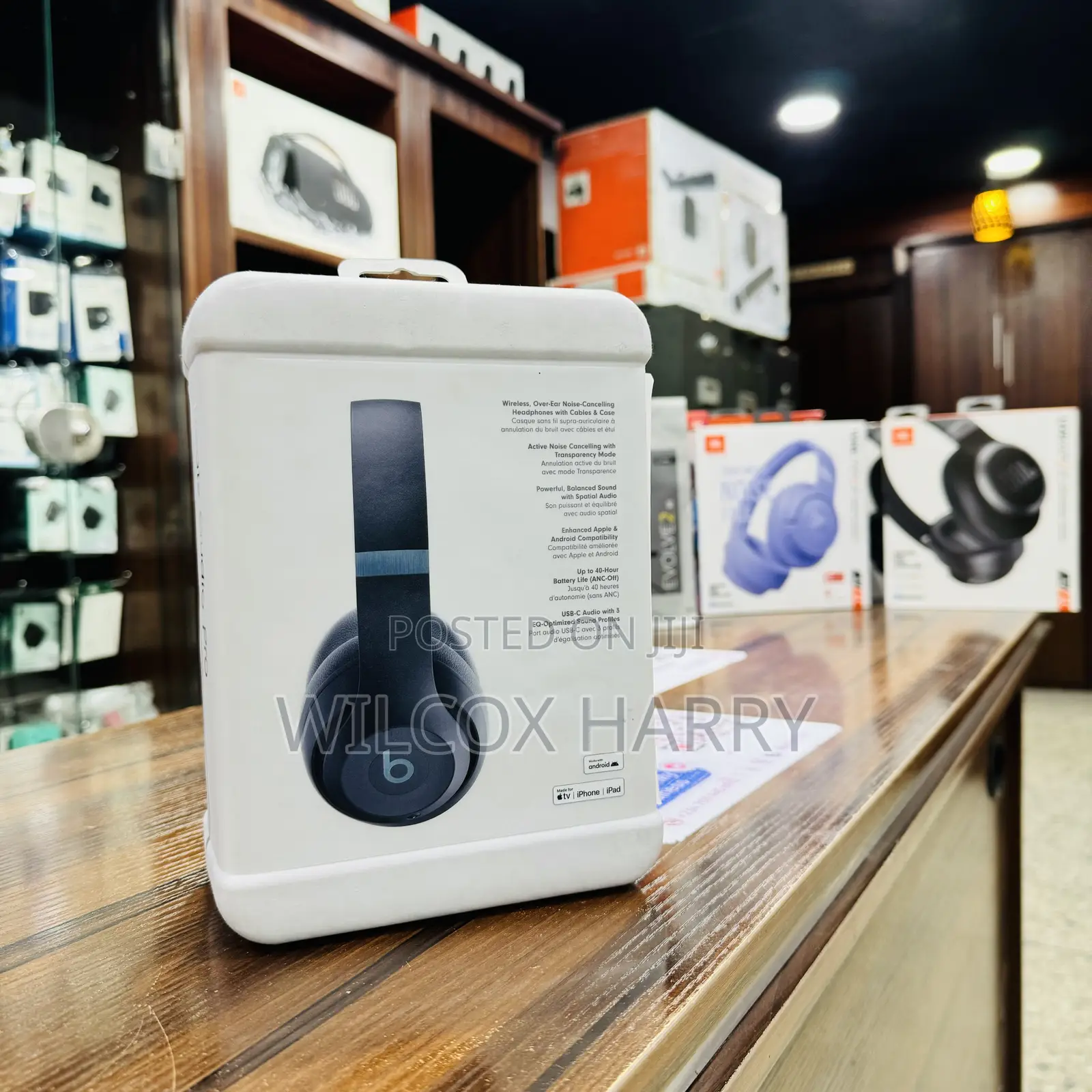 Beats Studio Pro Wireless Bluetooth Headphone Noise, Cancellation