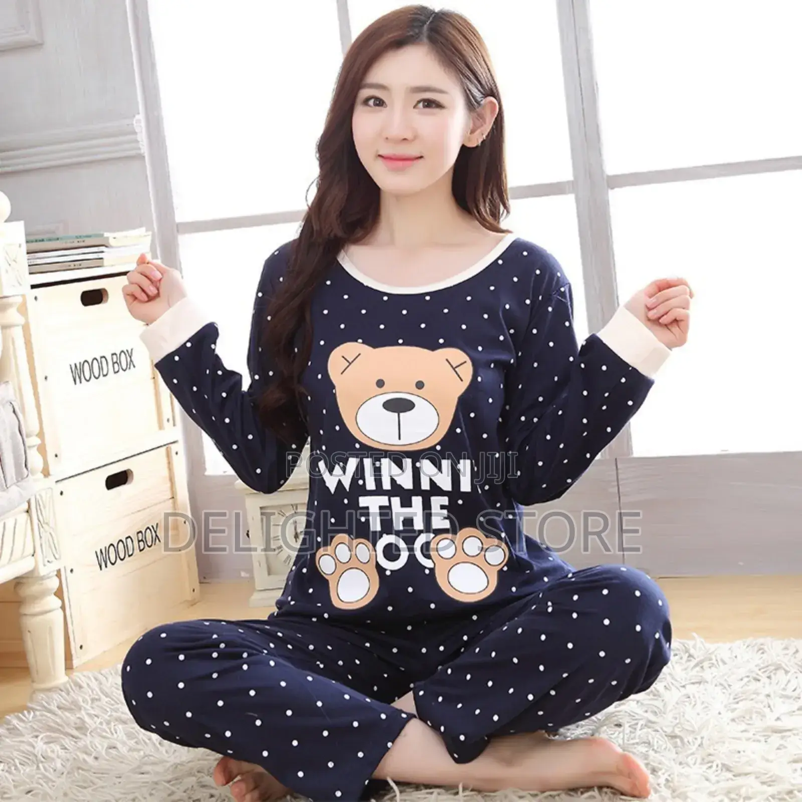 2pc Long Top and Trouser Night Wear