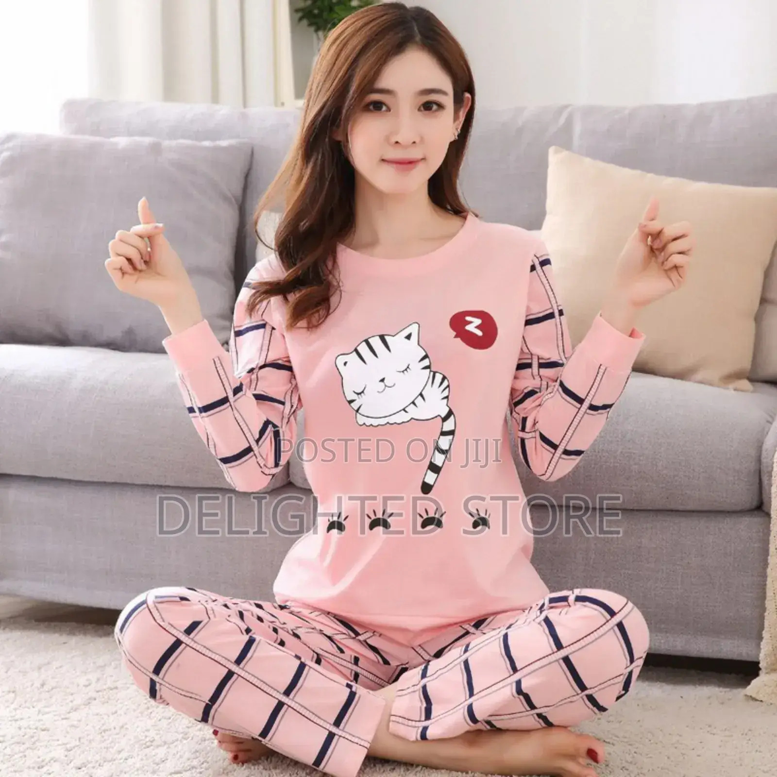 2pc Long Top and Trouser Night Wear