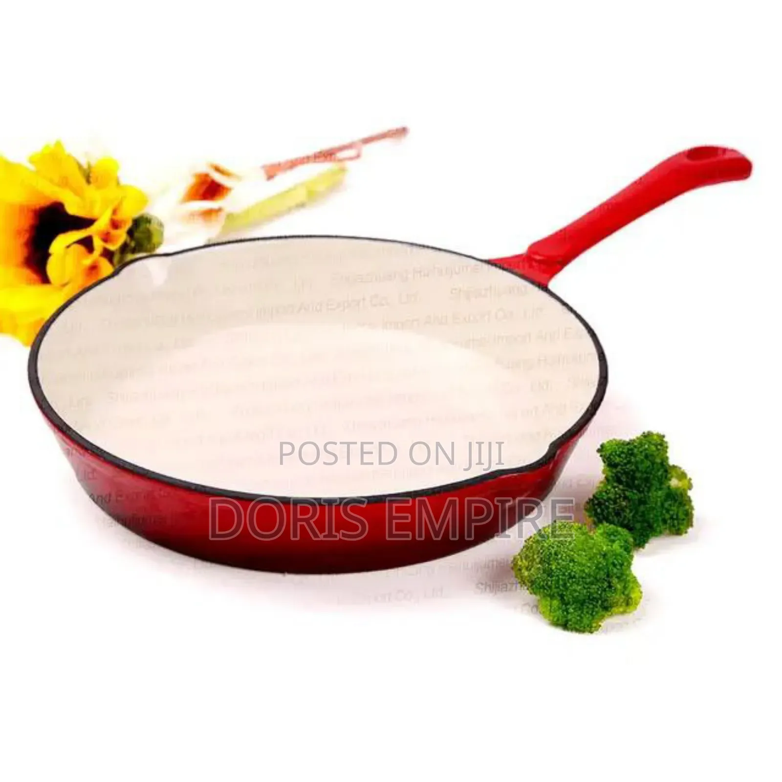 Qaulity 26cm Enamel Cast Iron Fry Pan