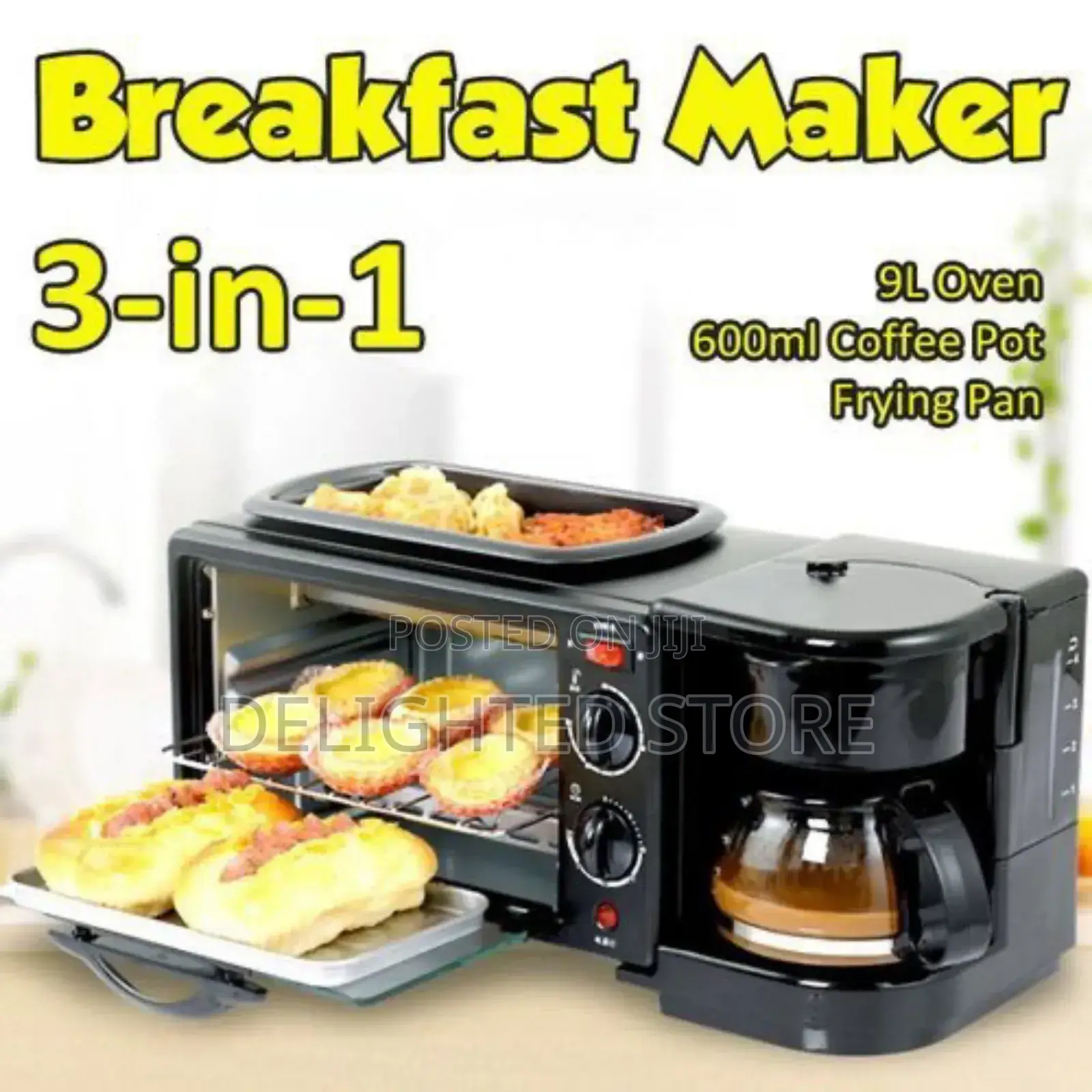 3in1 Silver Crest 2800watt Breakfast Maker (100% Guaranteed)