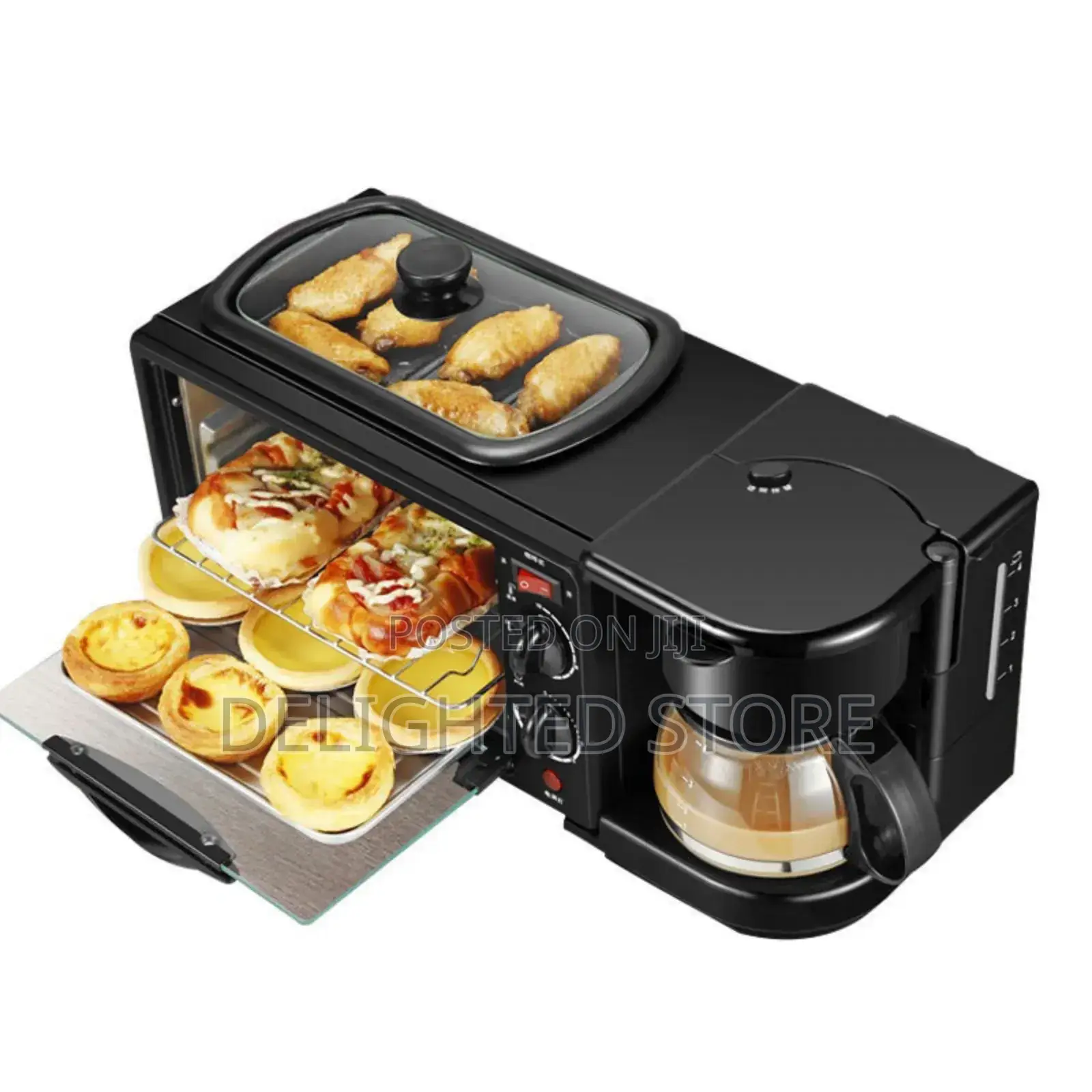 3in1 Silver Crest 2800watt Breakfast Maker (100% Guaranteed)