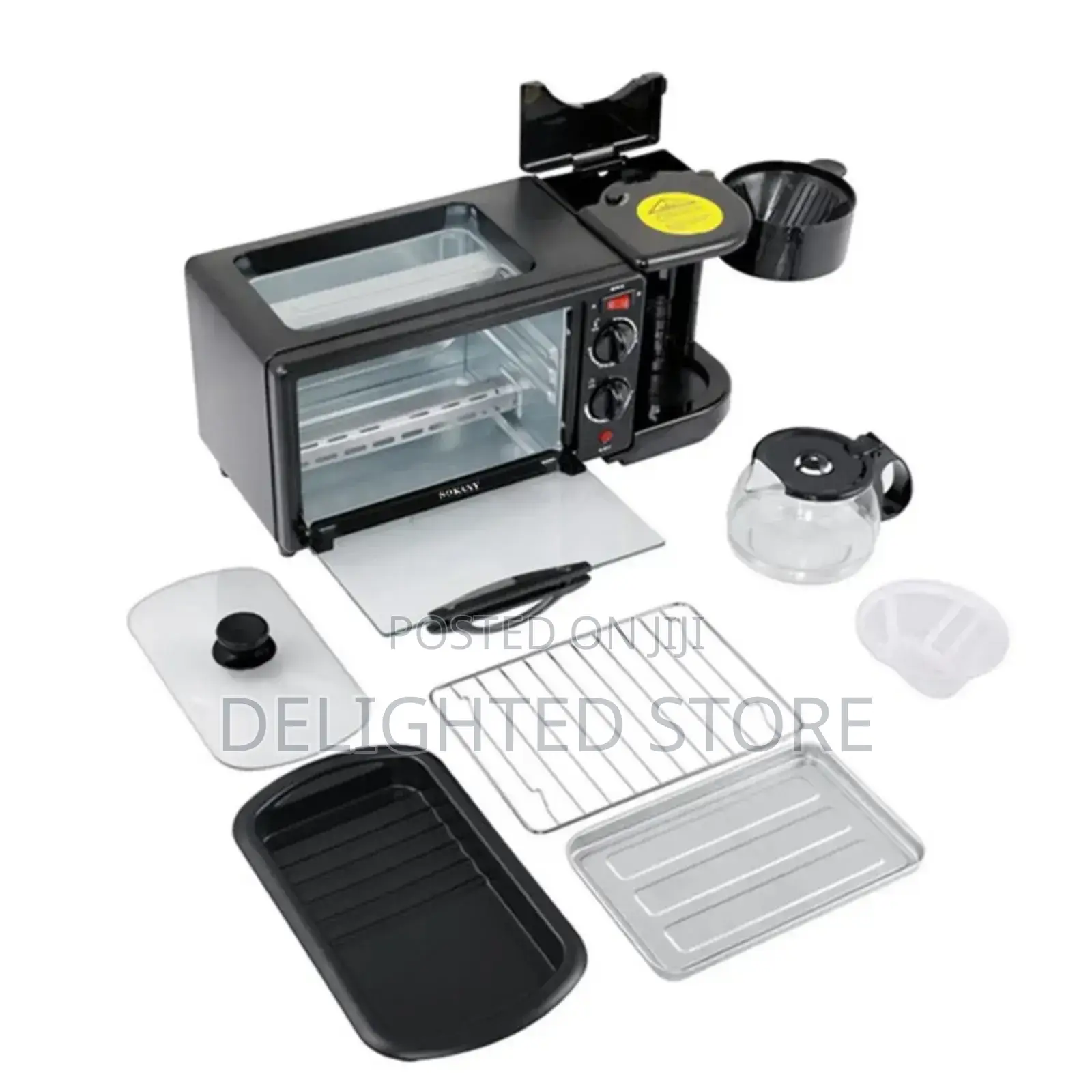 3in1 Silver Crest 2800watt Breakfast Maker (100% Guaranteed)