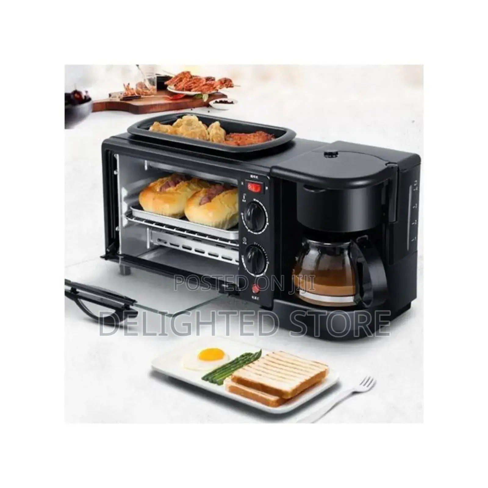 3in1 Silver Crest 2800watt Breakfast Maker (100% Guaranteed)