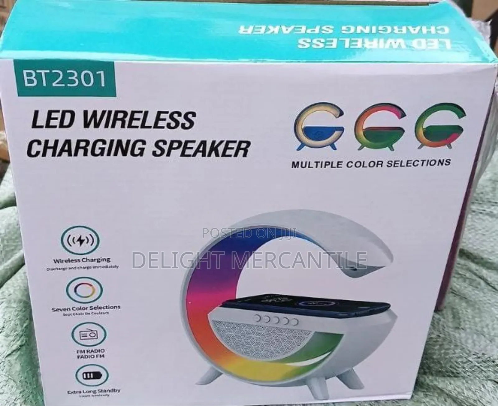 Led Wireless Charging Speaker