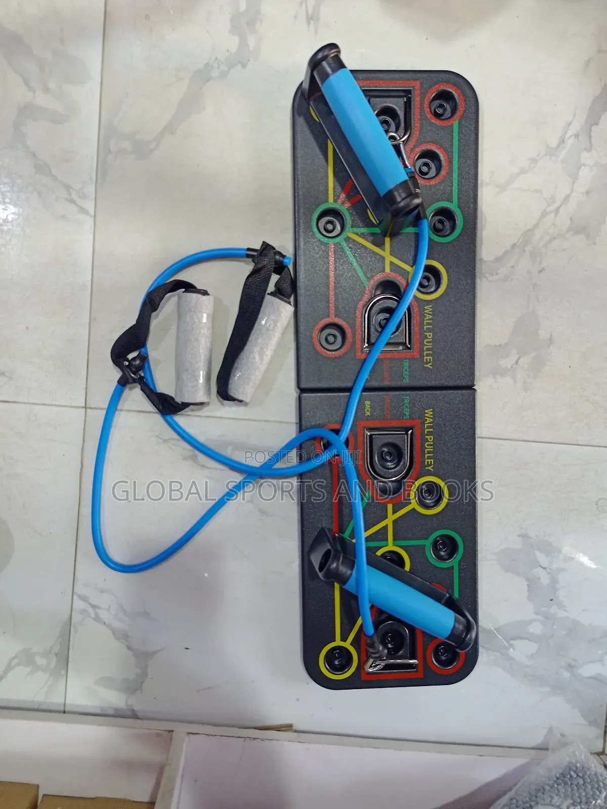 Push Up Board and Resistance Rope