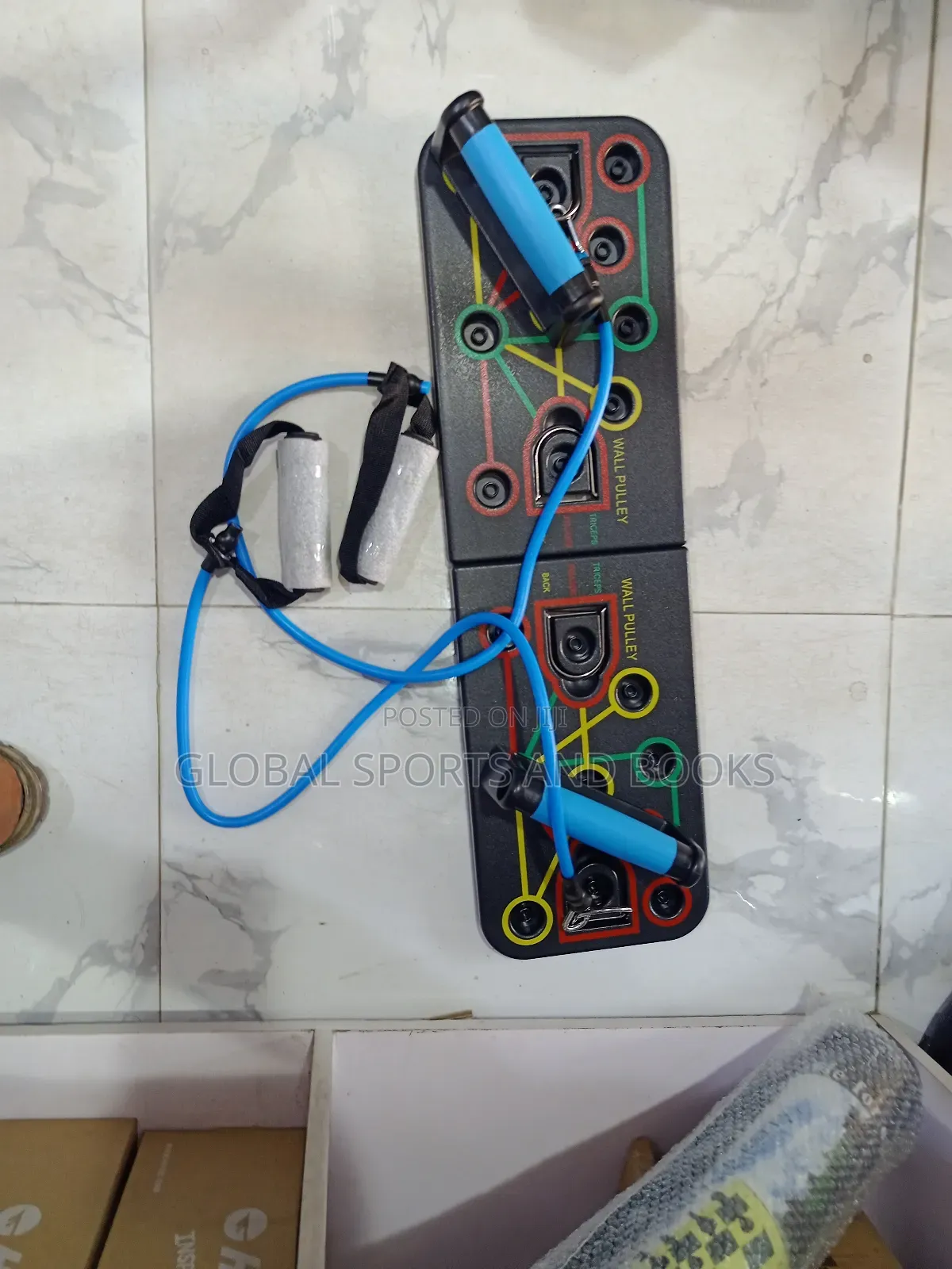 Push Up Board and Resistance Rope