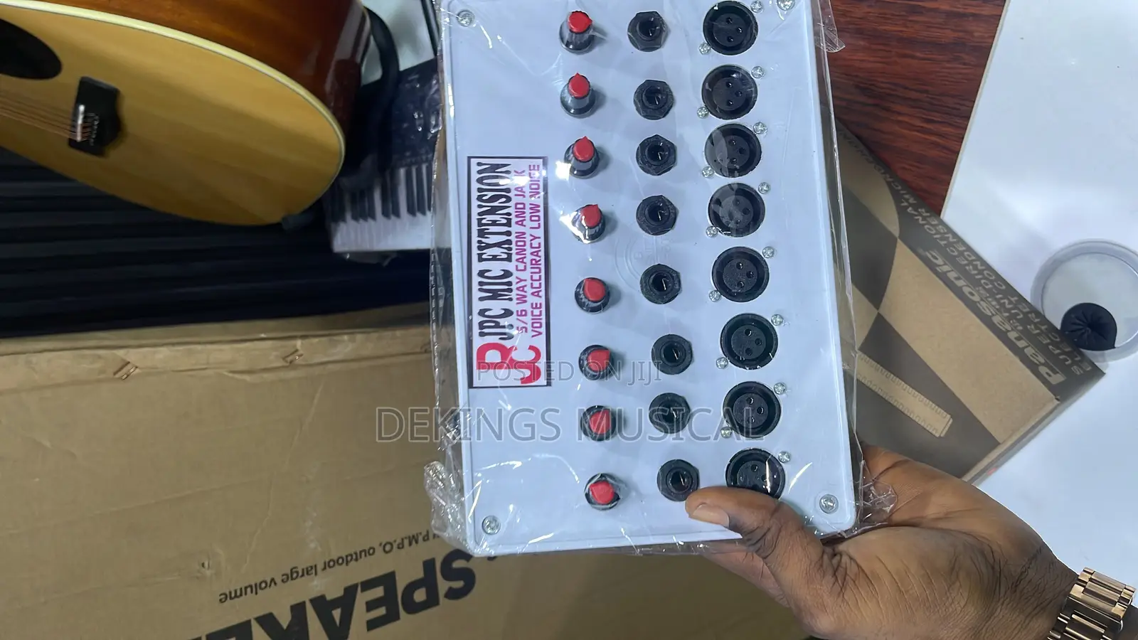 Eight 8 Channels Audio Extension Box Jack and XLR