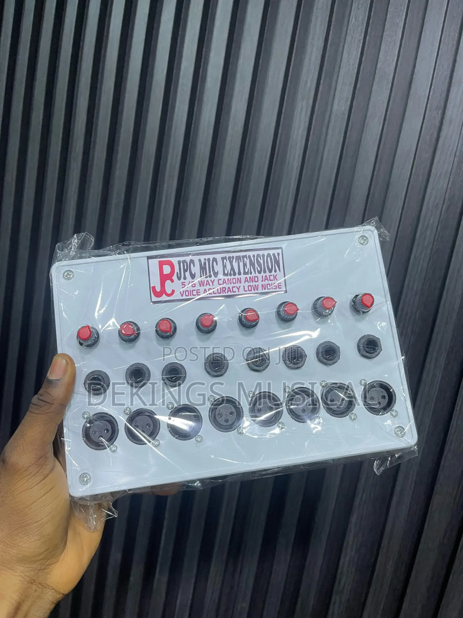 Eight 8 Channels Audio Extension Box Jack and XLR