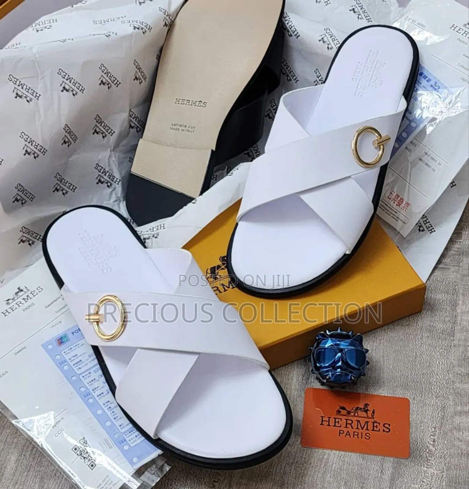 Men's Hermes Classic Sildes
