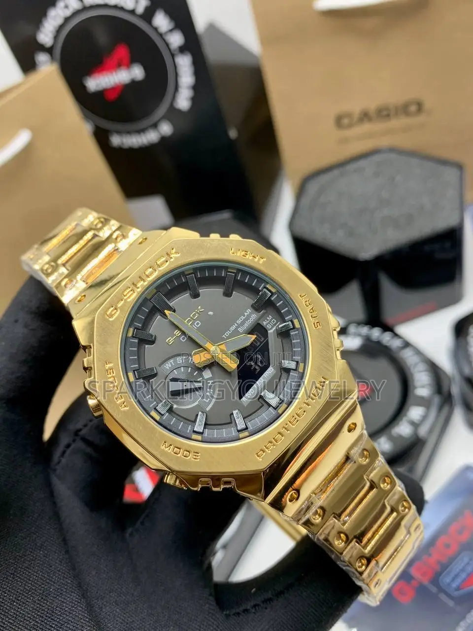 Luxury Steel G-Shock Watch for Men