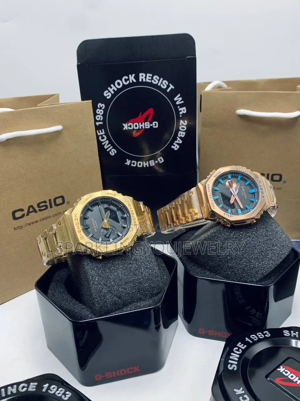 Luxury Steel G-Shock Watch for Men