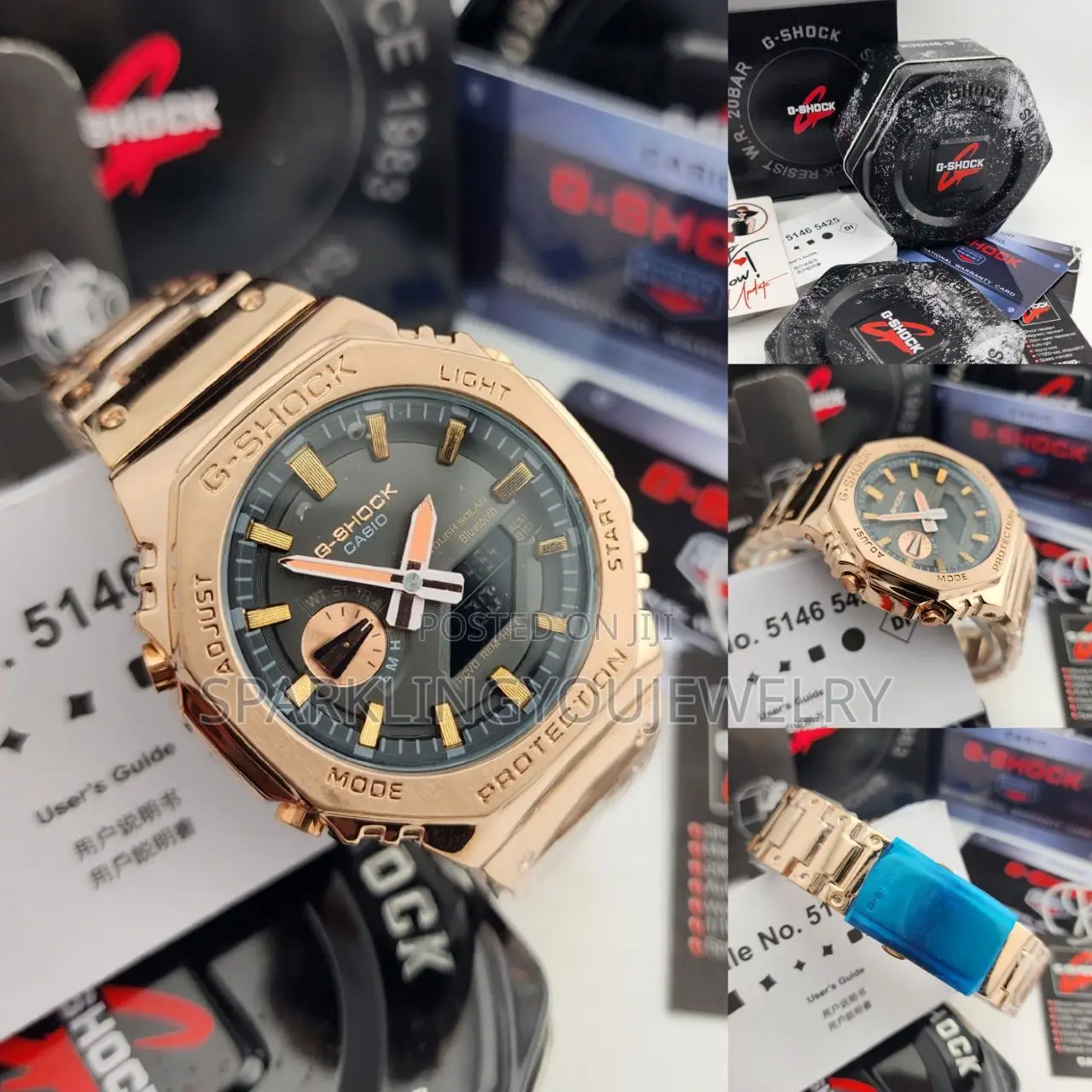 Luxury Steel G-Shock Watch for Men