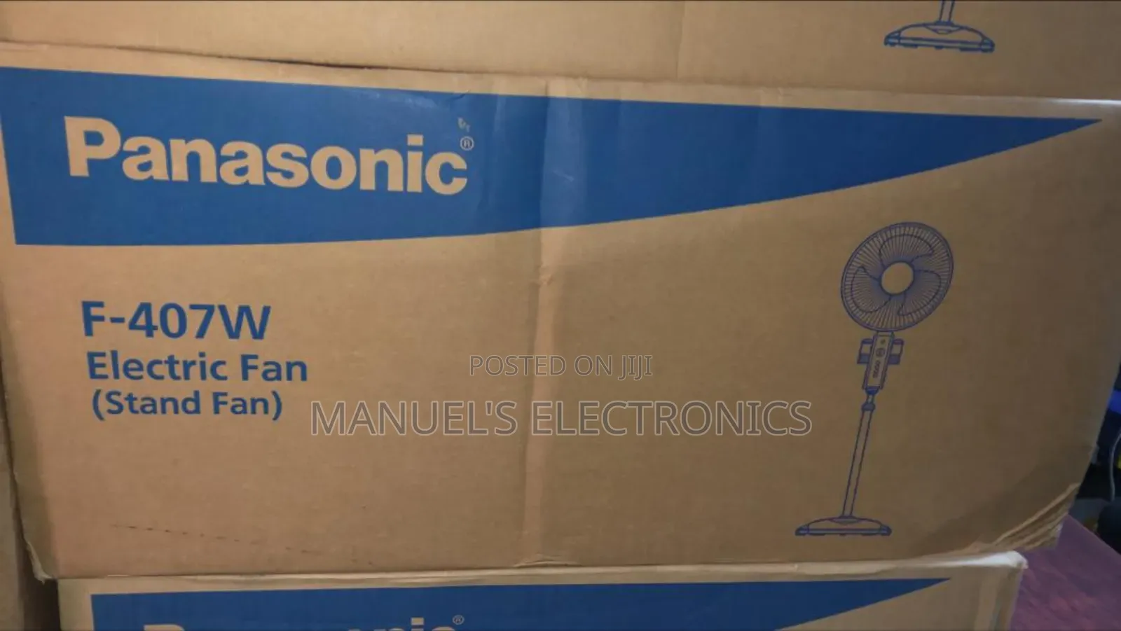 Panasonic Standing Fan With Light F-407w 18inch