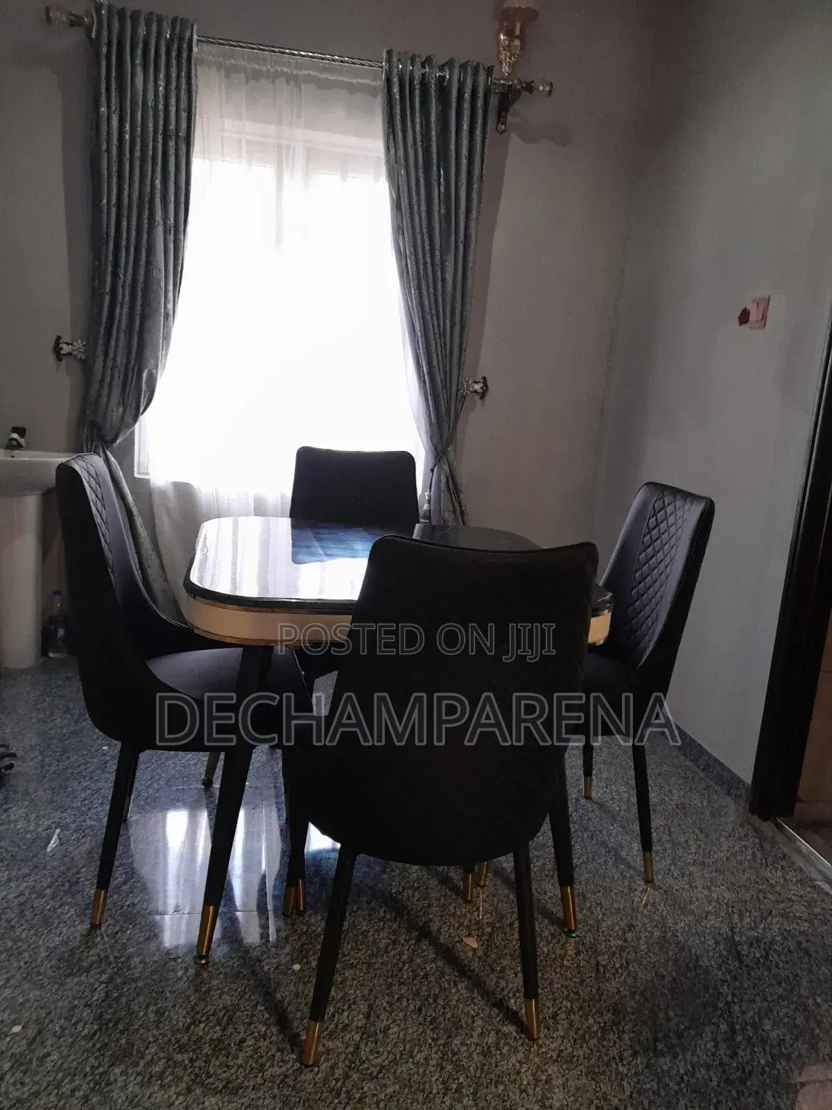 4 Seater Marble Dining Set