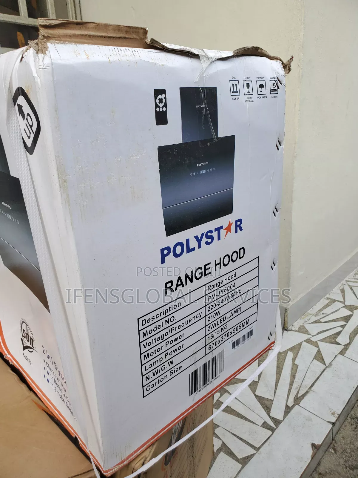 Polystar 60cm Rangehood