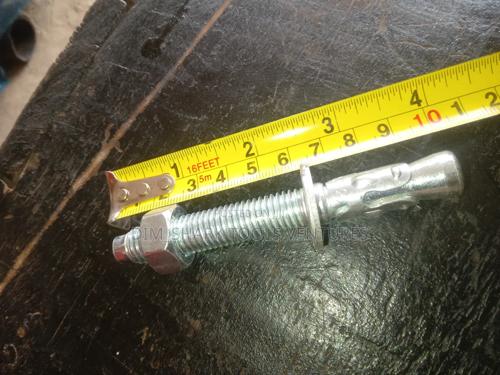 Hilti Bolt Zinc Plated M12x100(4")Inch