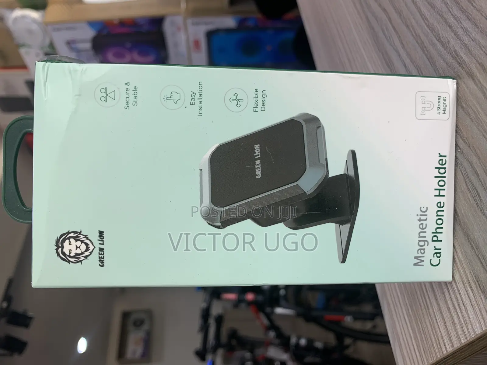 Green Lion Magnetic Car Phone Holder