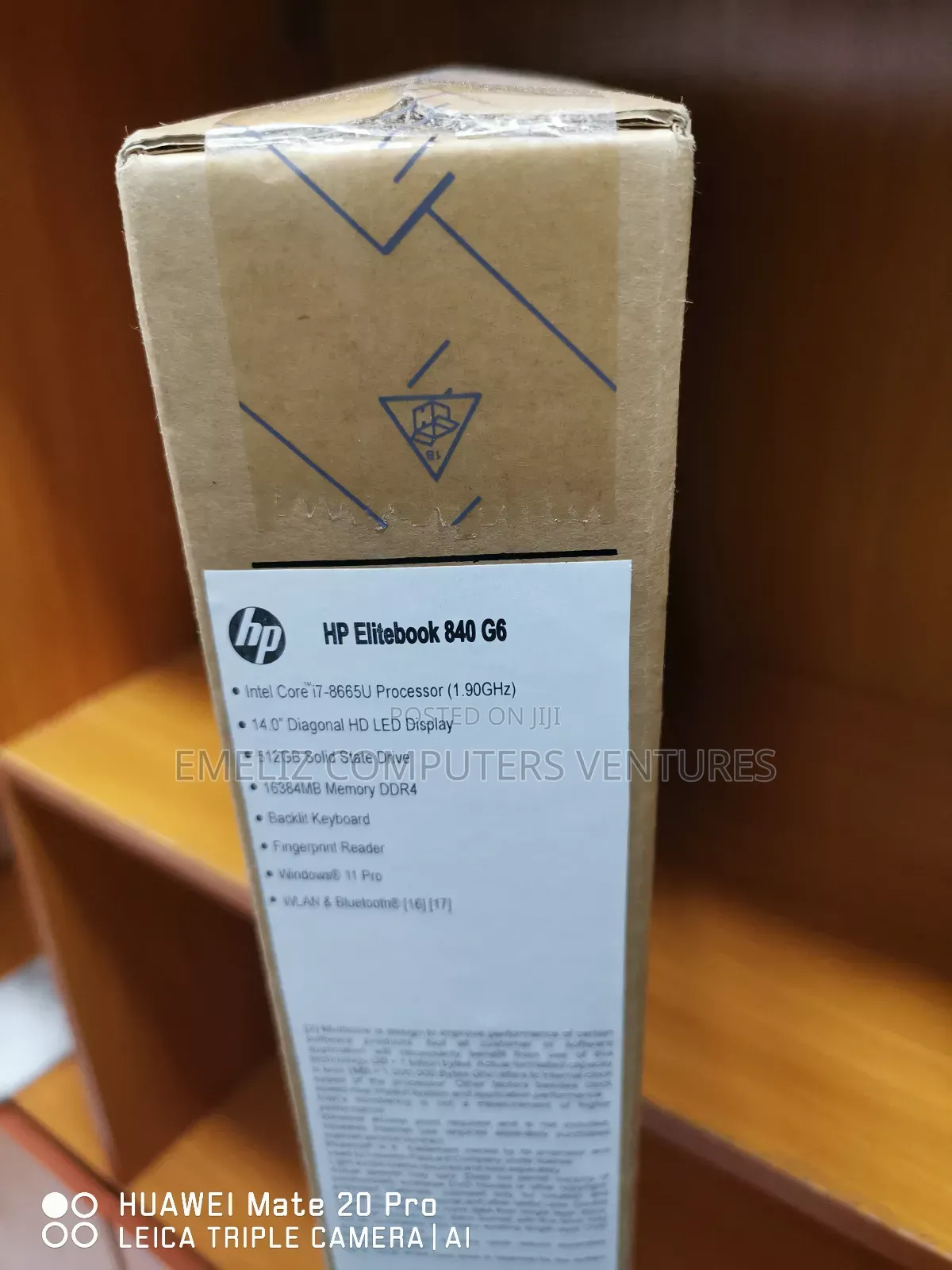New Laptop HP EliteBook 840 G6 16GB Intel Core I7 SSD 512GB