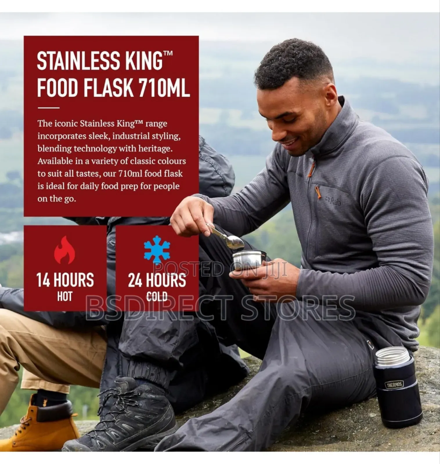 Thermos Stainless King Food Insulated Flask, 710ml Capacity