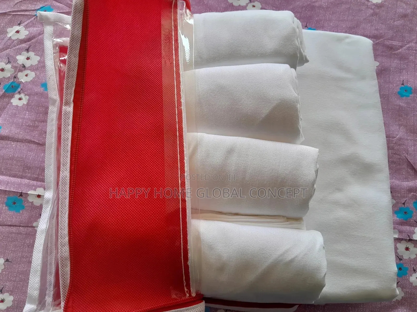 Pure Cotton White Bedsheet 7 by 7