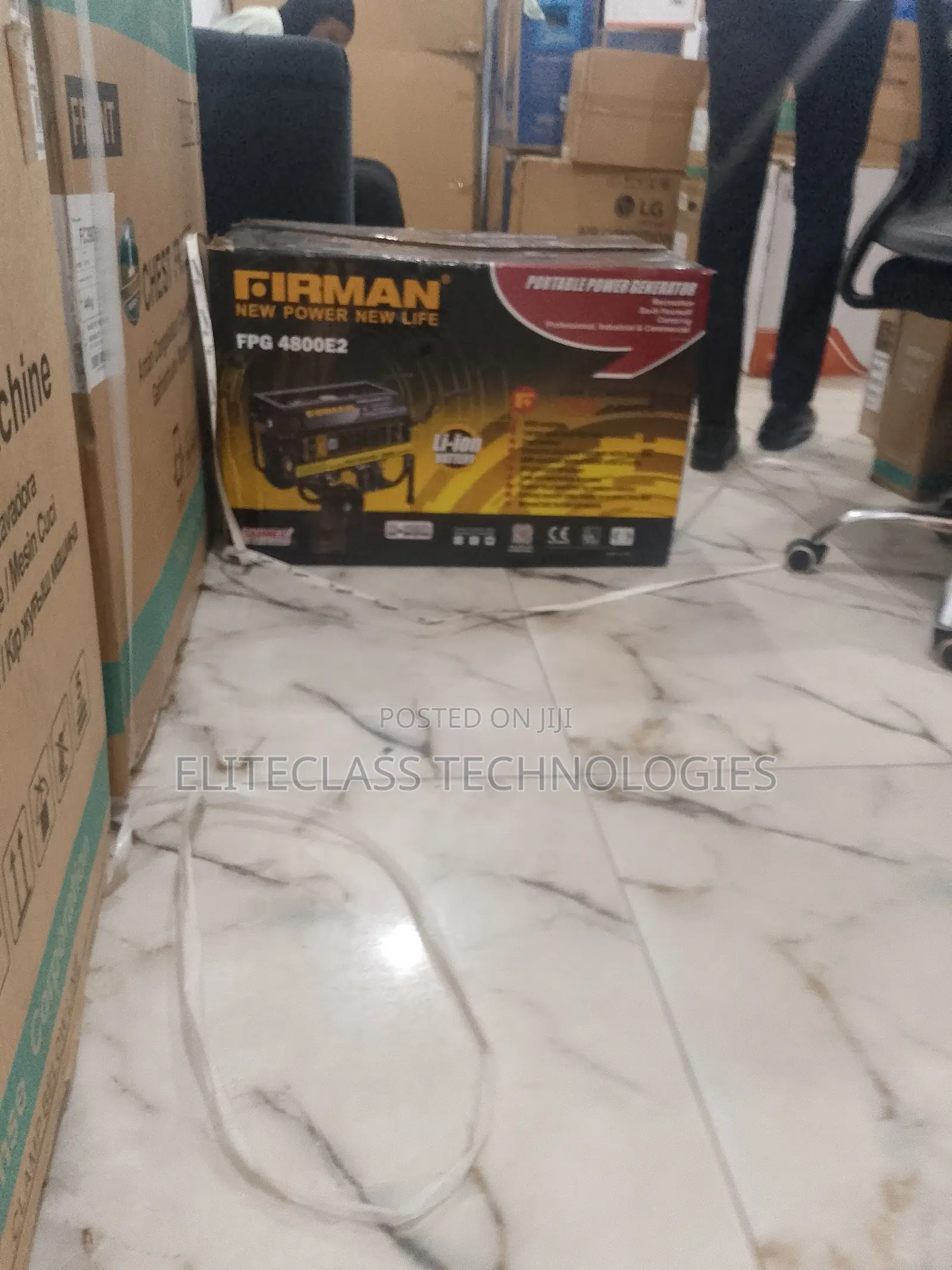 Electromechanical Power Firrman Key Start Generatorfpg4800e2