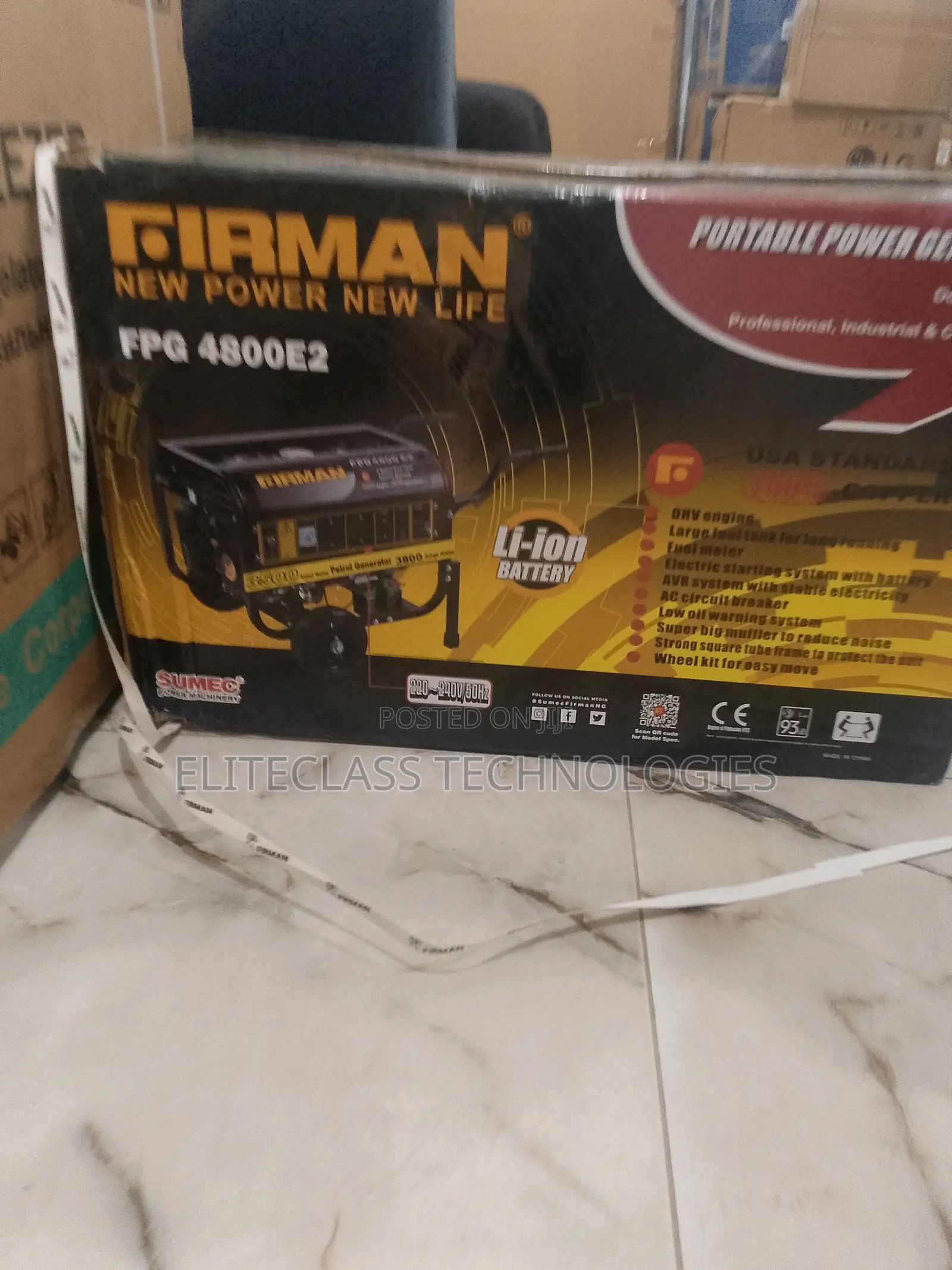 Dynamic Energy Firman Key Start Generator - FPG4800E2