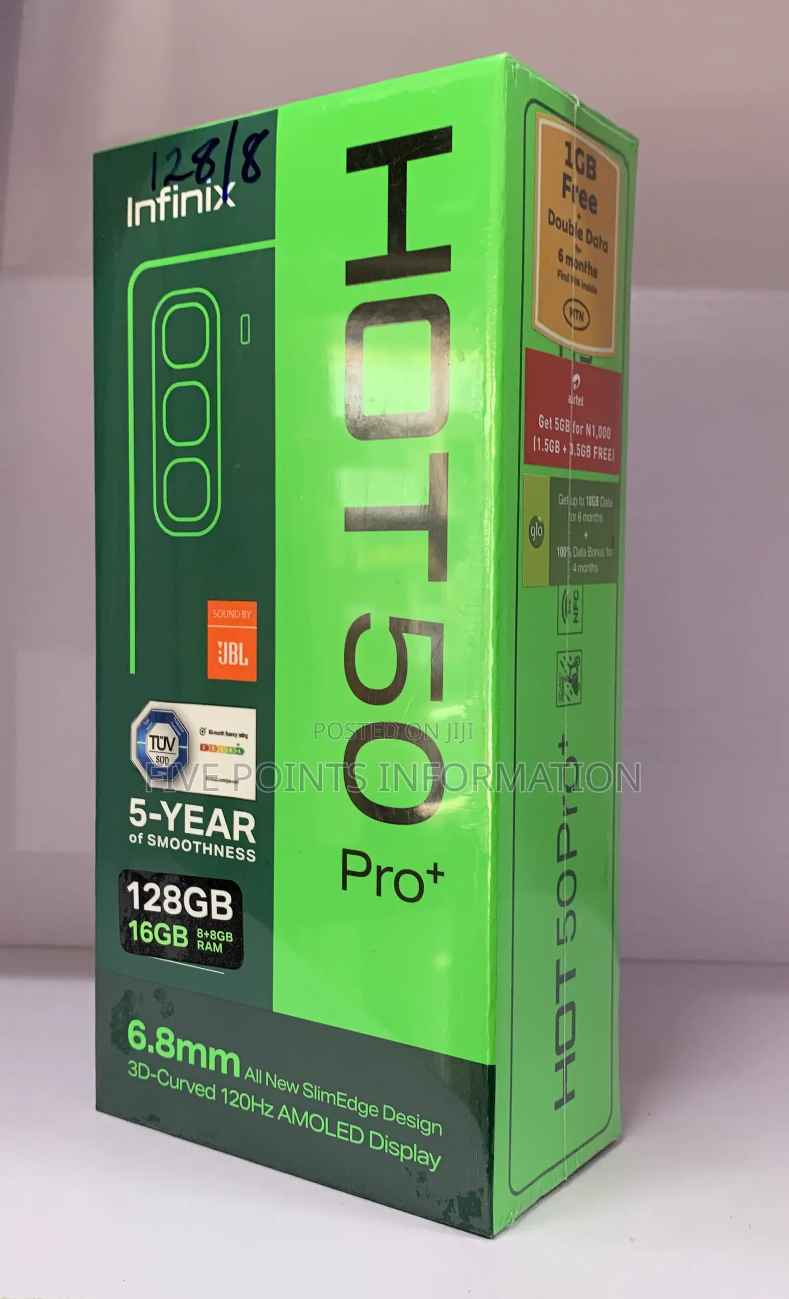 New Infinix Hot 50 Pro+ 4G 128 GB Black