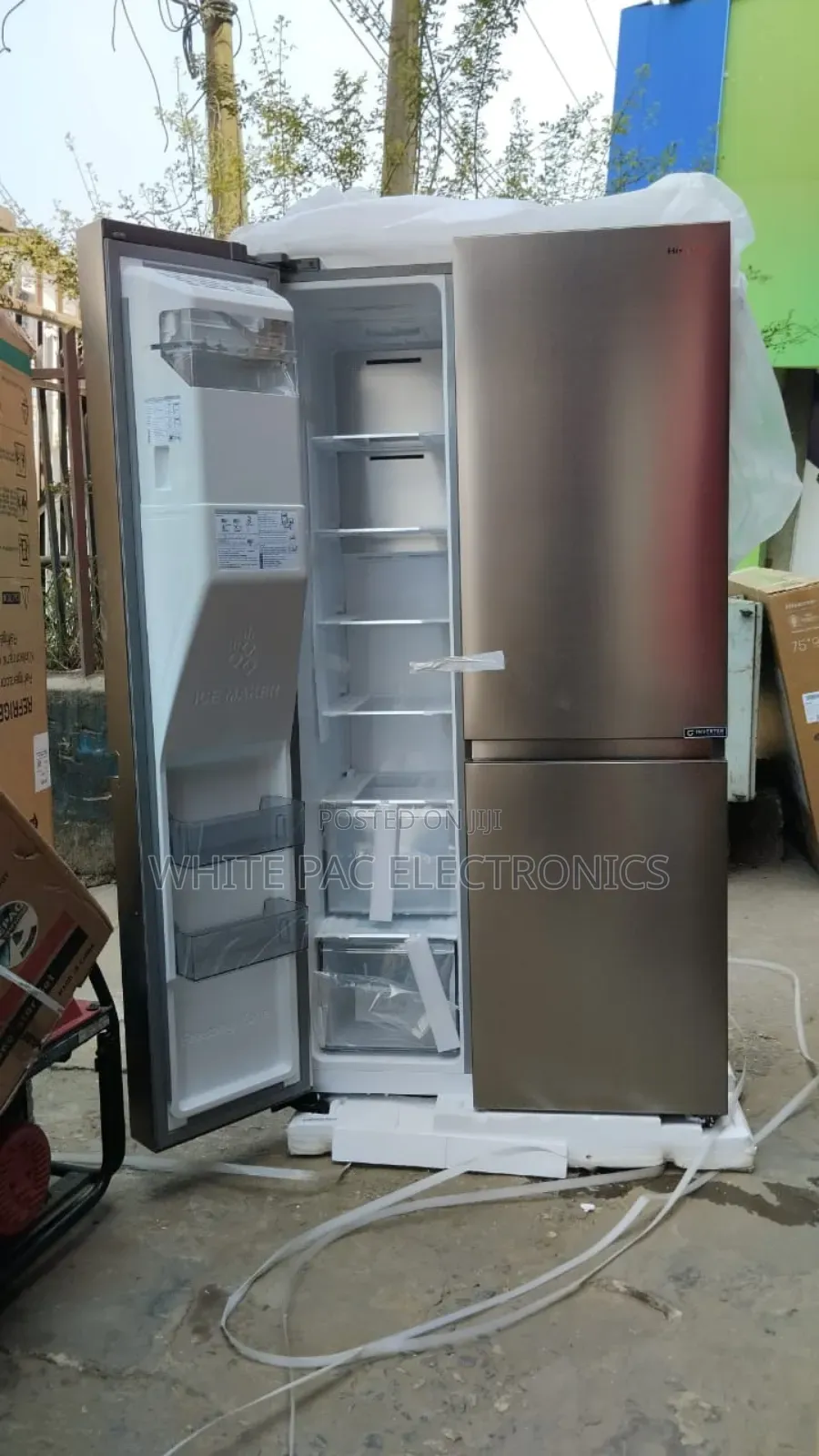 Hisense Said by Said Inverter Fridge 601 Litre >I Dispenser