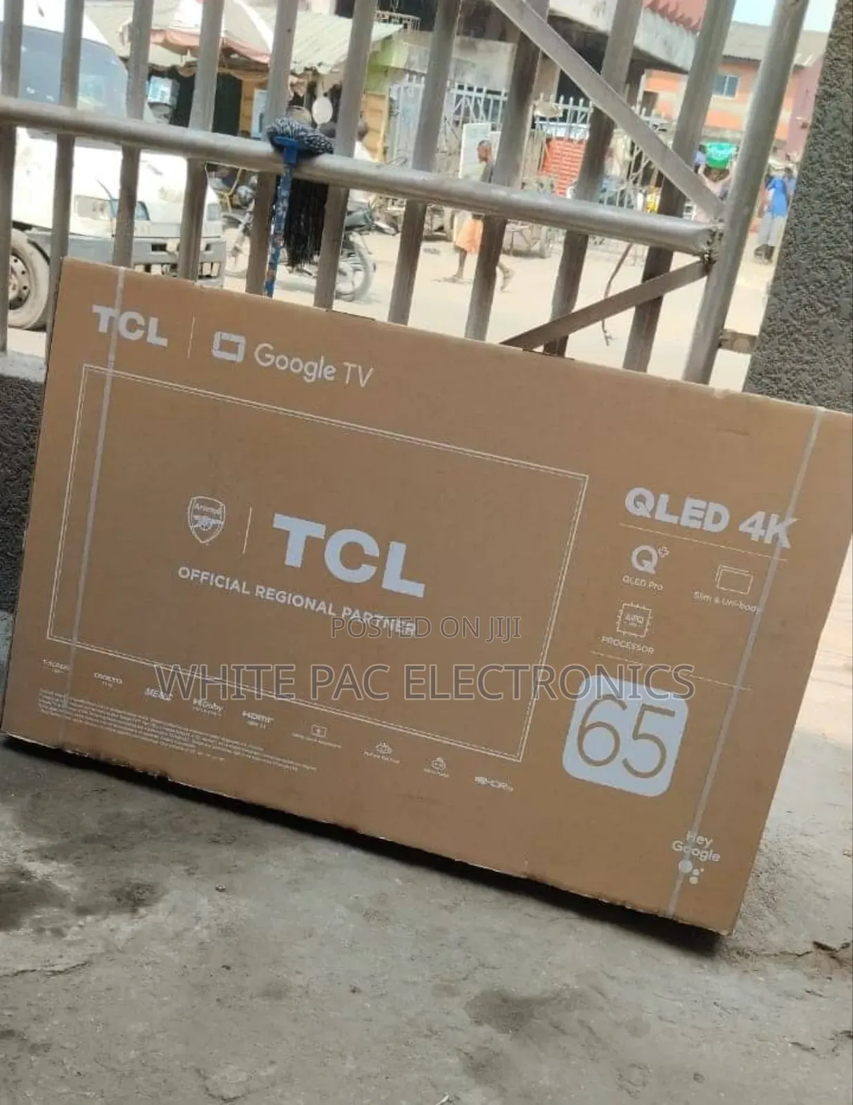 Tcl Qled 65"Ch Smart Android Tv Flameless >Netflix > Youtube