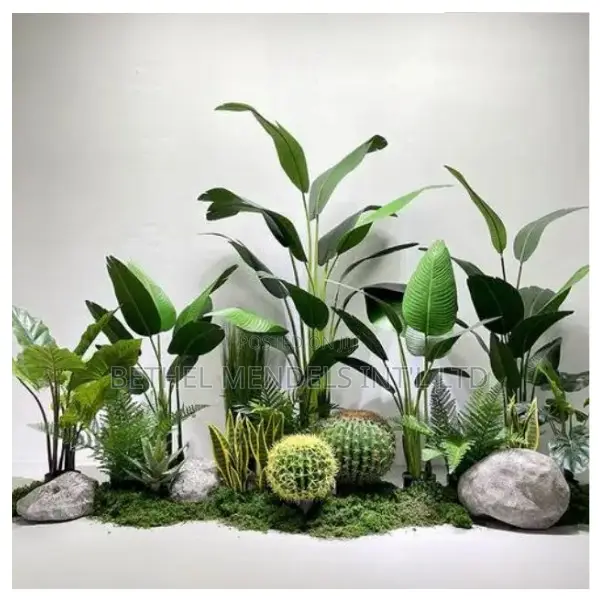 Creative Interior Design With Artificial Plant Flower