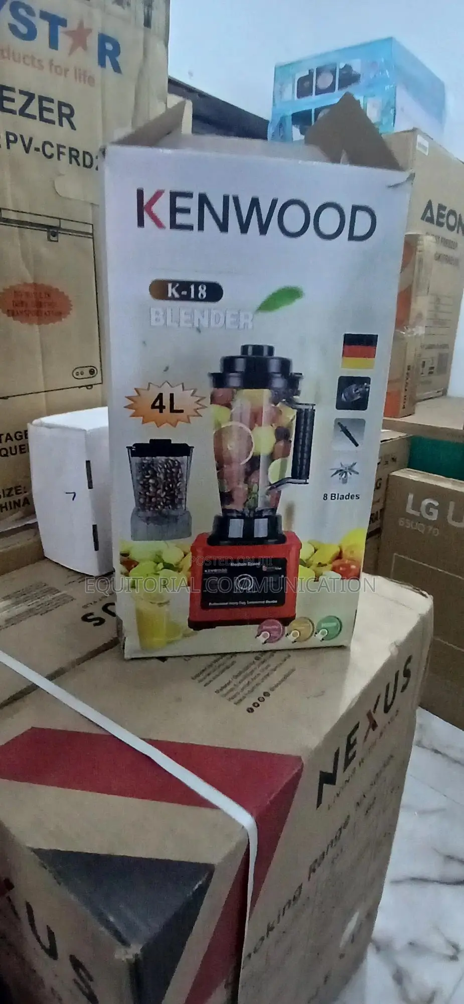 Kenwood K-18 Blender--Hot Blending