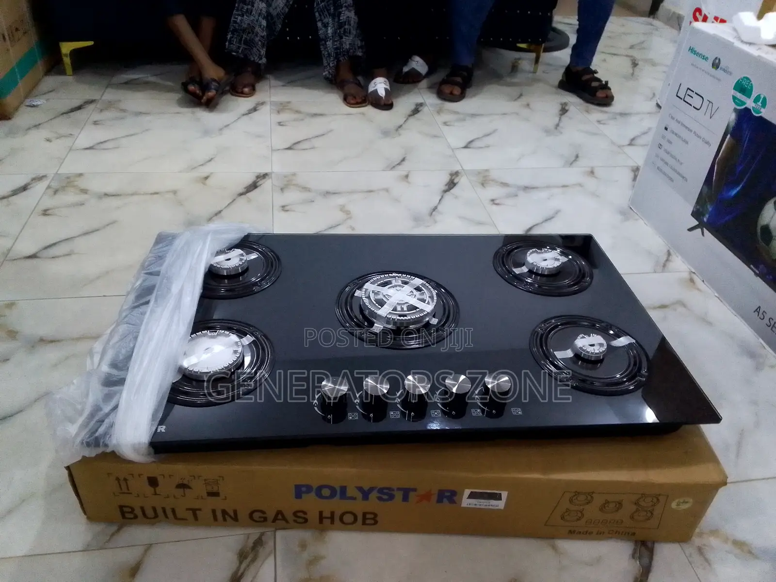 Cool Touch Knobs (Built in 5 Burner Gas Hob) Pv-Ba8705agps
