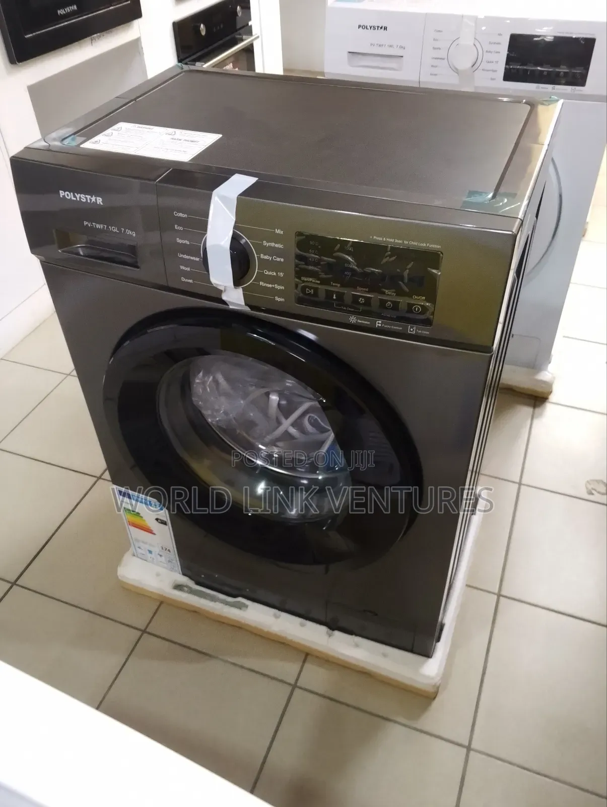 Polystar Wishing Machine 10kg Front Loader