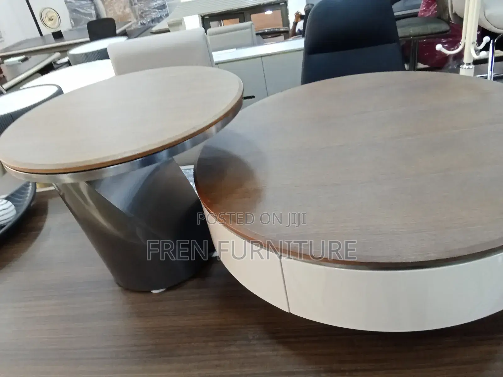 Imported High Quality Wooden Centre Table With Side Stool