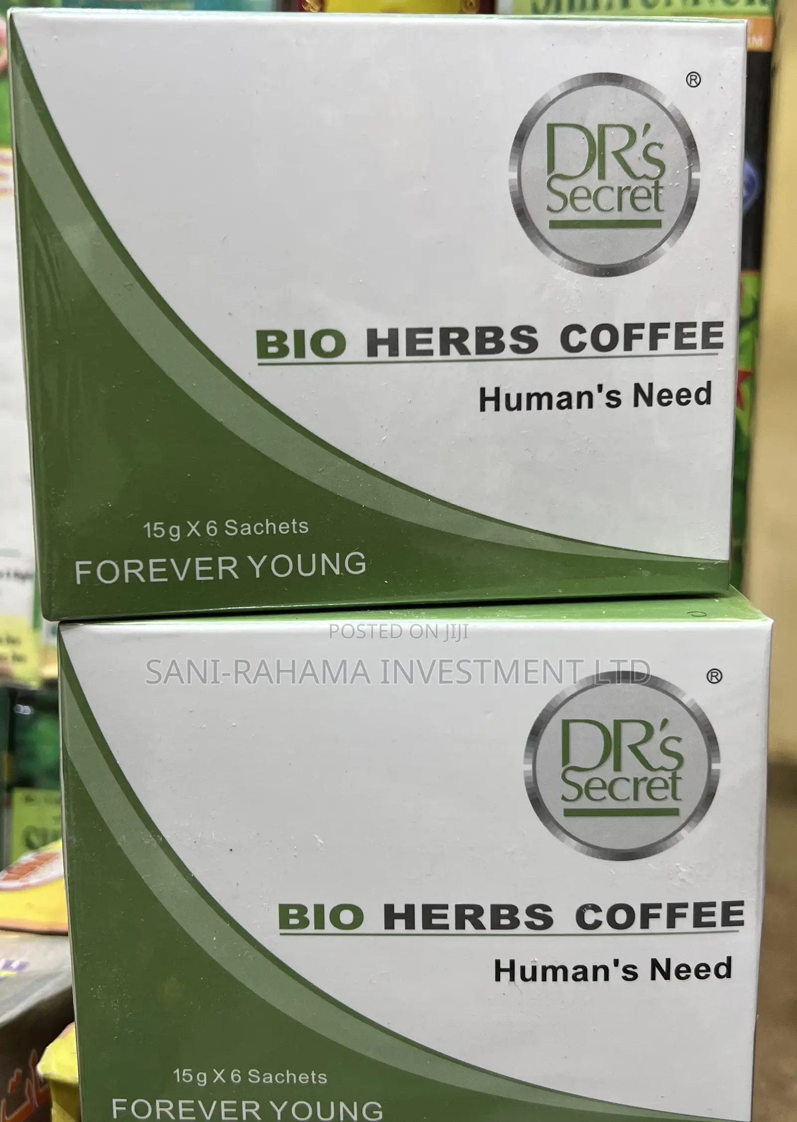Dr’S Secret Bio Herbs Coffee ( Human’S Need )FOREVER YOUNG.