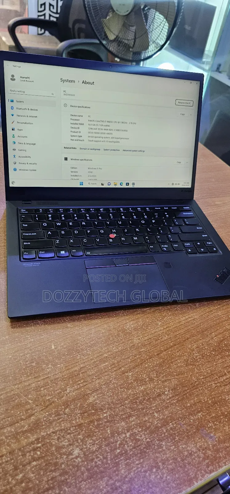 Laptop Lenovo ThinkPad X1 Carbon 16GB Intel Core I7 SSD 256GB