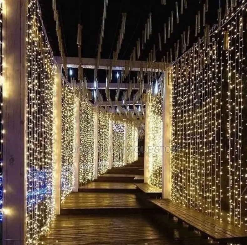 Christmas Lights 480 Bulbs Waterfall, Curtain Lights