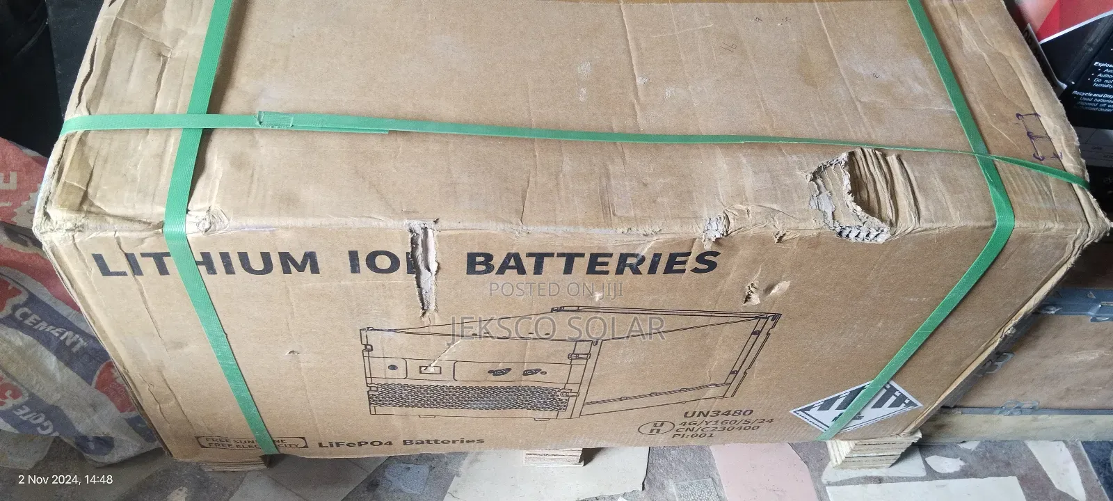 Blue Carbon, Lithium Ion Battery Lifepo4, 15kw 48v.
