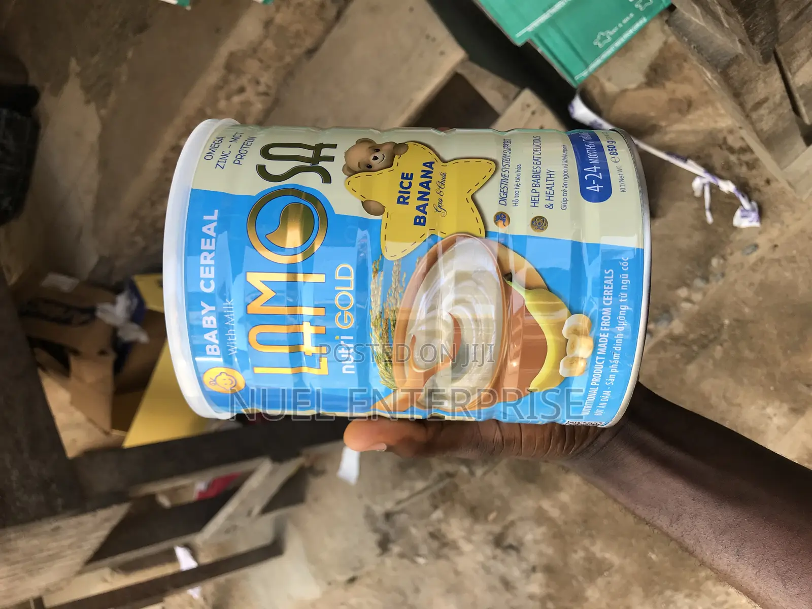 Lamosa Rice and Banana Cereal for Babies of 4-24months