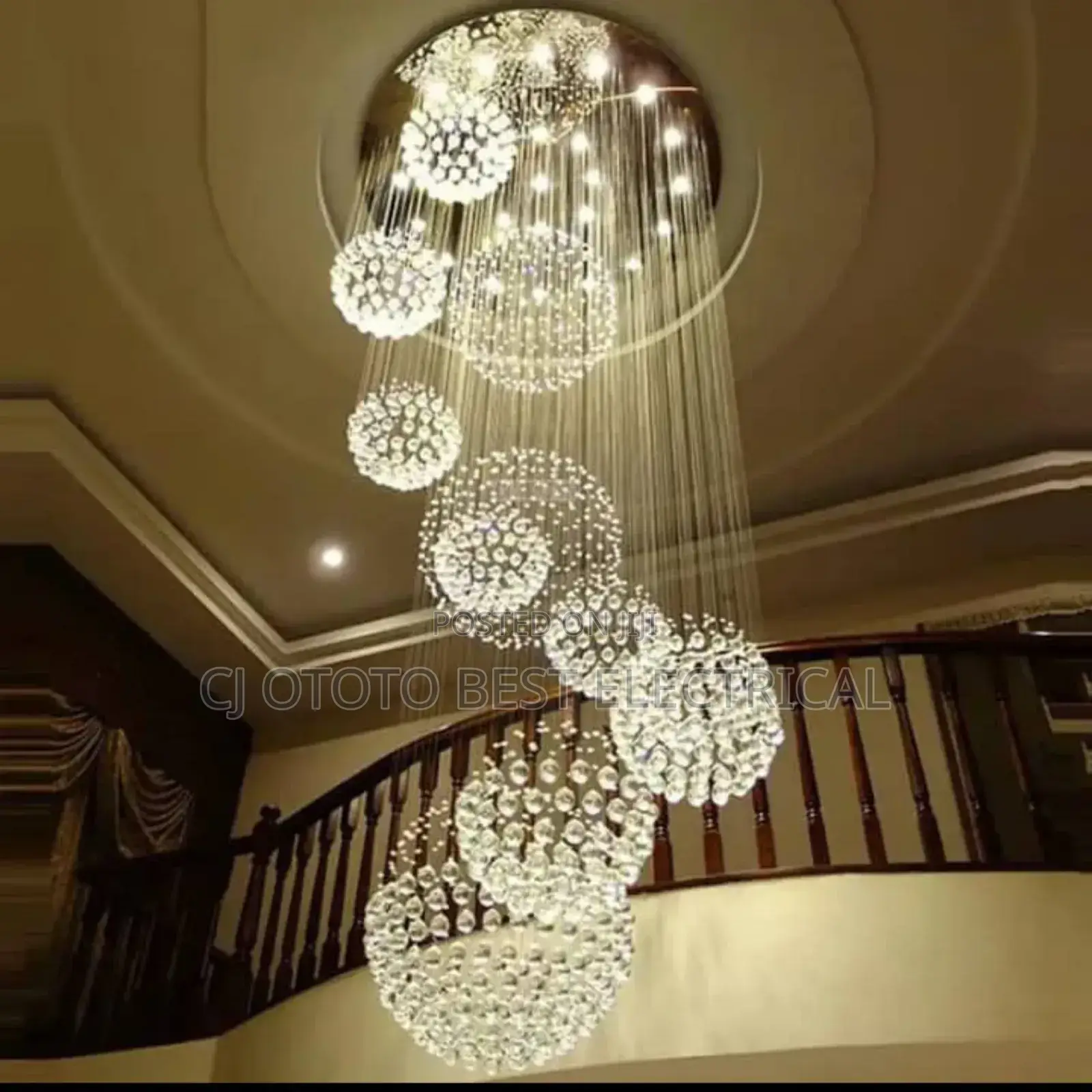 Luxury Rain Crystal Chandelier Light Available Now.