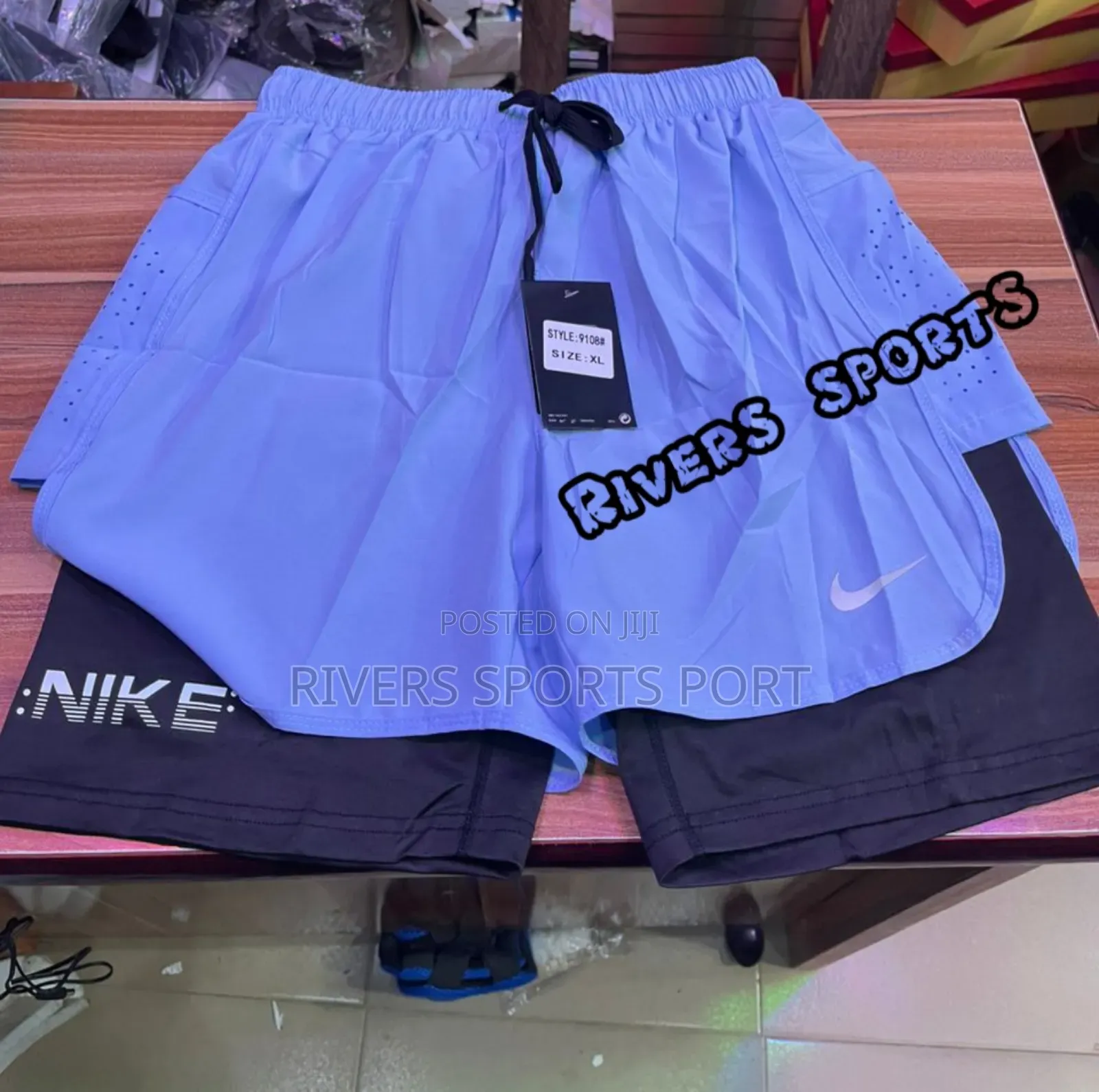 Nike, Adidas and Underamour 2in1 Gym Compression Shorts