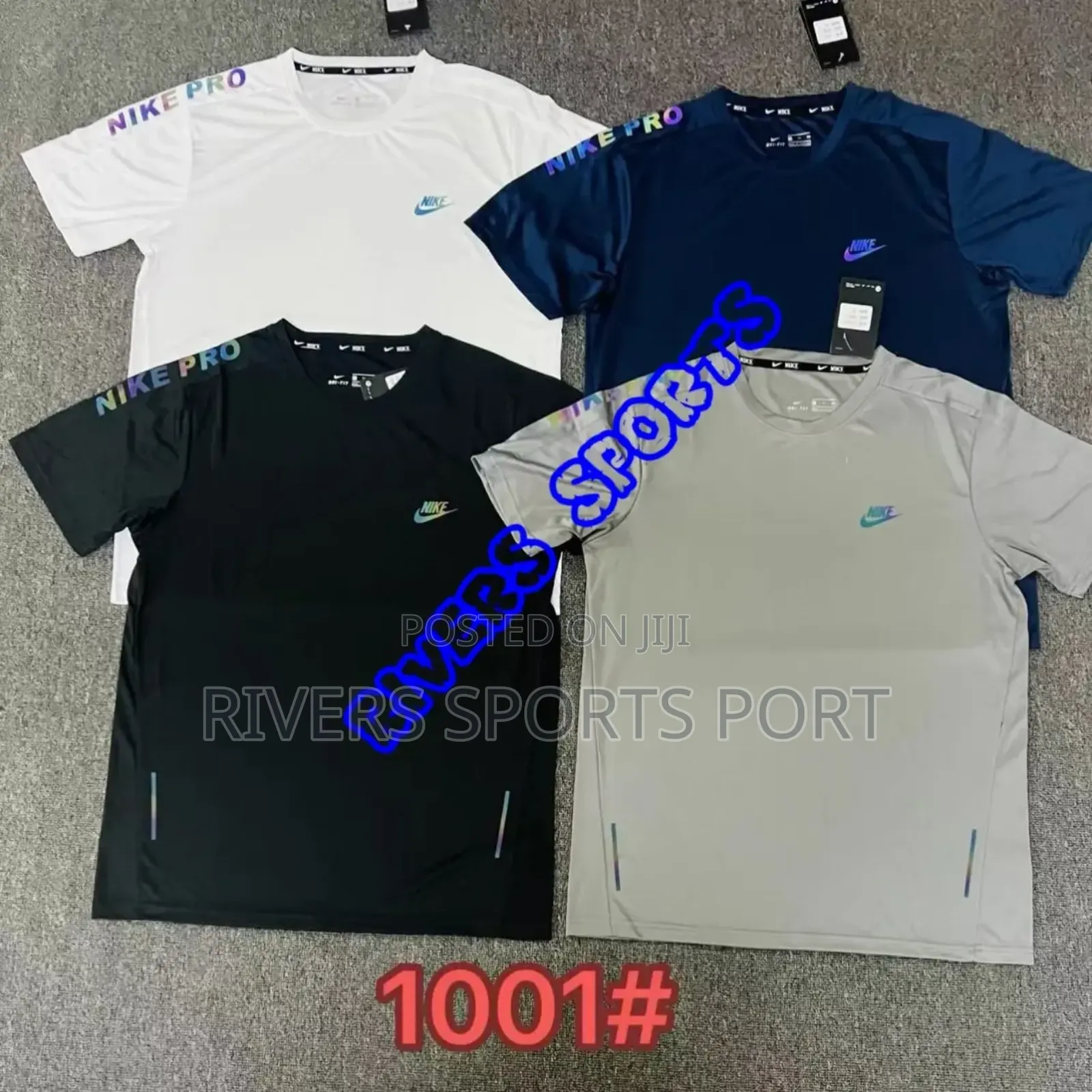 Nike, Adidas, Puma and Underamour All Sports Gym Shirts