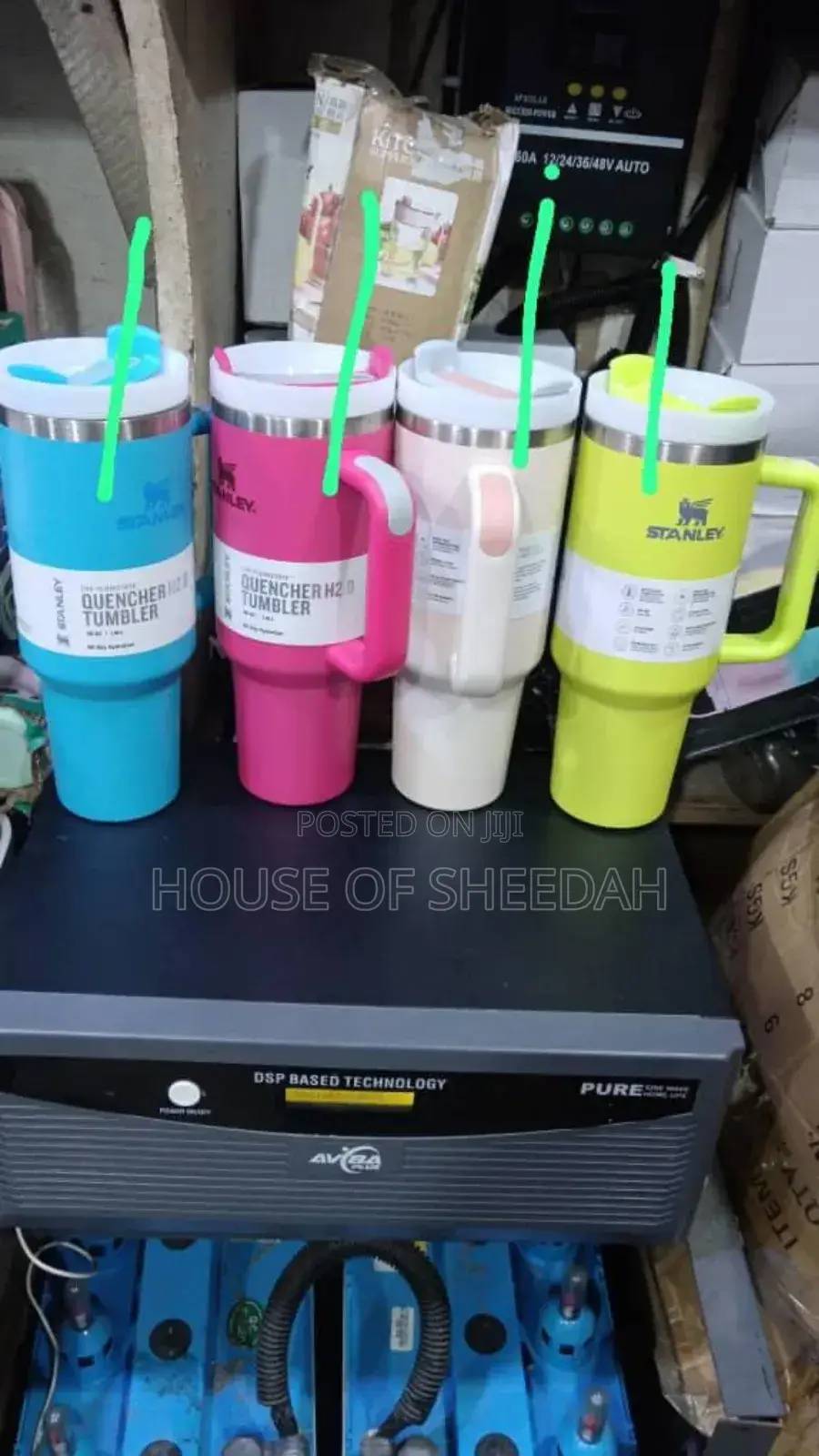 Stanley 40 Oz Tumbler With Handle and Straw Lid